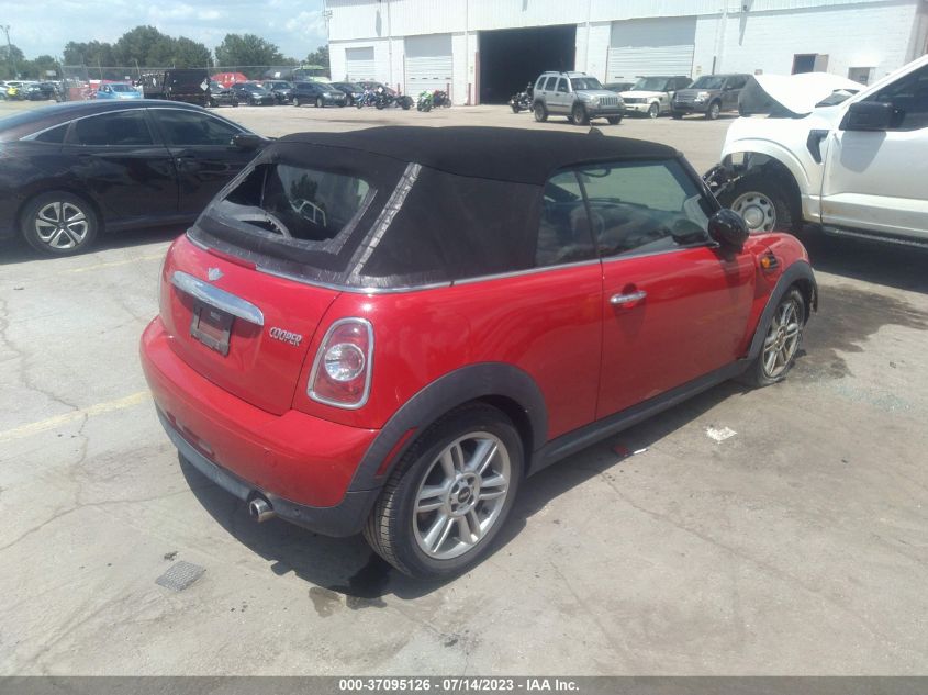 2013 MINI COOPER CONVERTIBLE WMWZN3C57DT568426