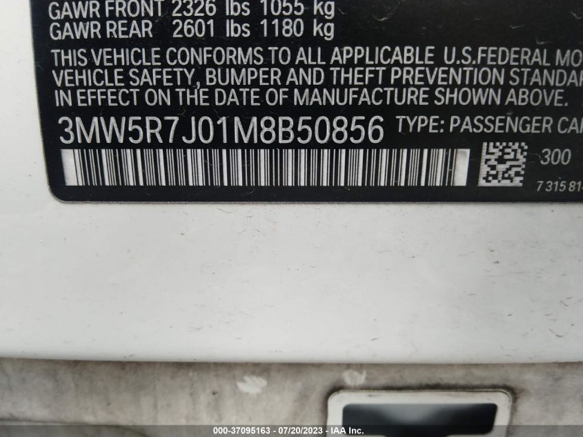 Фото: 3MW5R7J01M8B50856 - 9