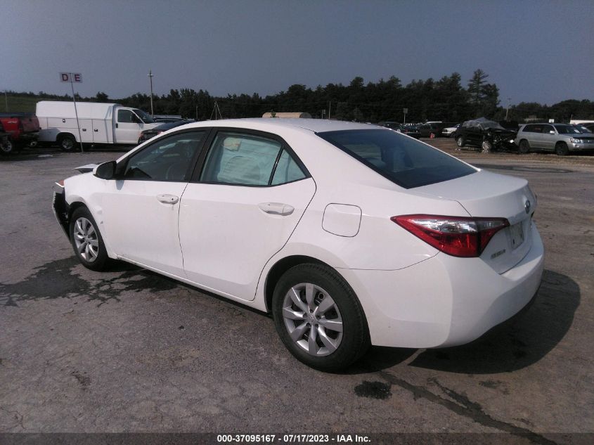 2015 TOYOTA COROLLA L/LE/S/S PLUS/LE PLUS - 2T1BURHEXFC468284