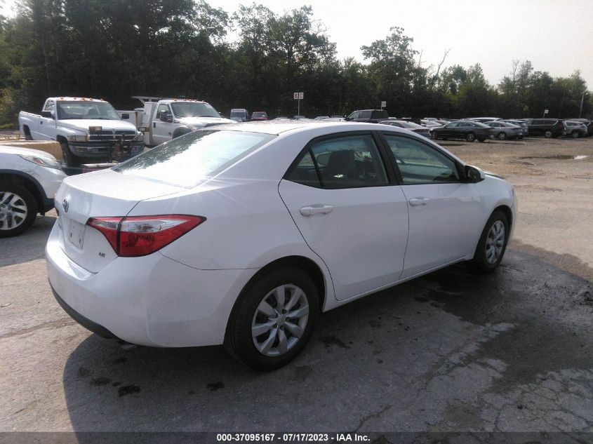 2015 TOYOTA COROLLA L/LE/S/S PLUS/LE PLUS - 2T1BURHEXFC468284