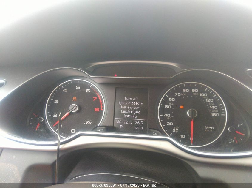 2013 AUDI A4 PREMIUM PLUS - WAUFFAFL6DN035583