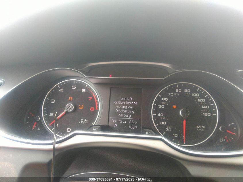 2013 AUDI A4 PREMIUM PLUS - WAUFFAFL6DN035583