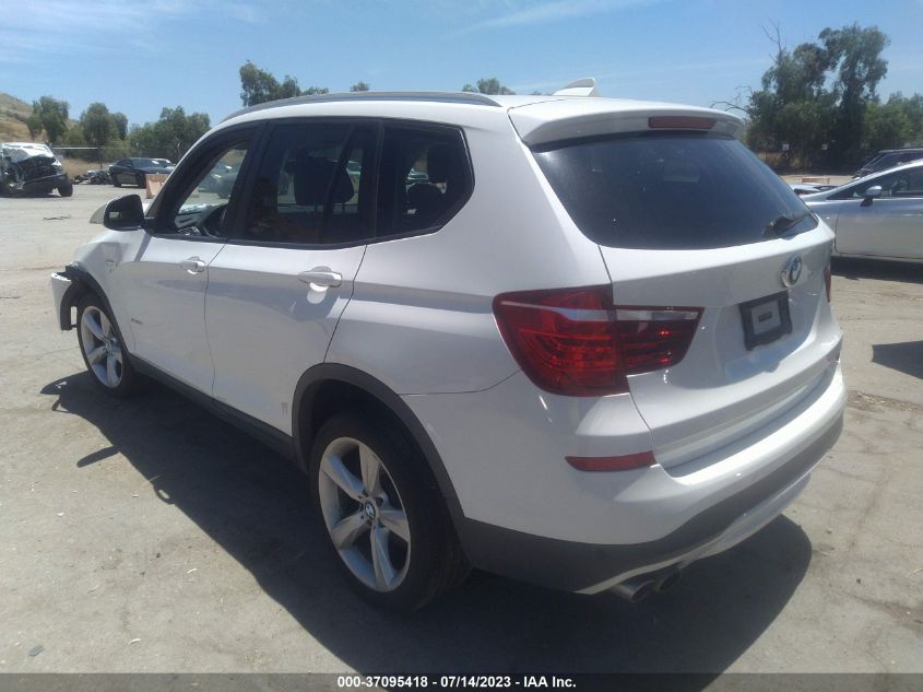 2017 BMW X3 SDRIVE28I - 5UXWZ7C34H0X40305