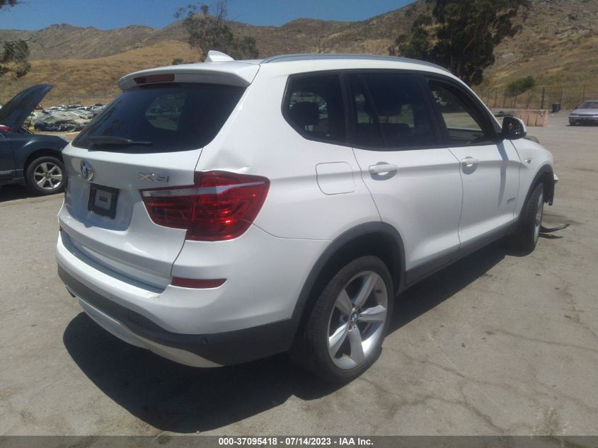 2017 BMW X3 SDRIVE28I - 5UXWZ7C34H0X40305