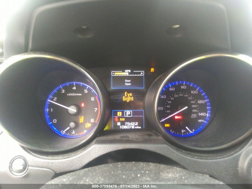 2017 SUBARU OUTBACK TOURING - 4S4BSATC6H3299904