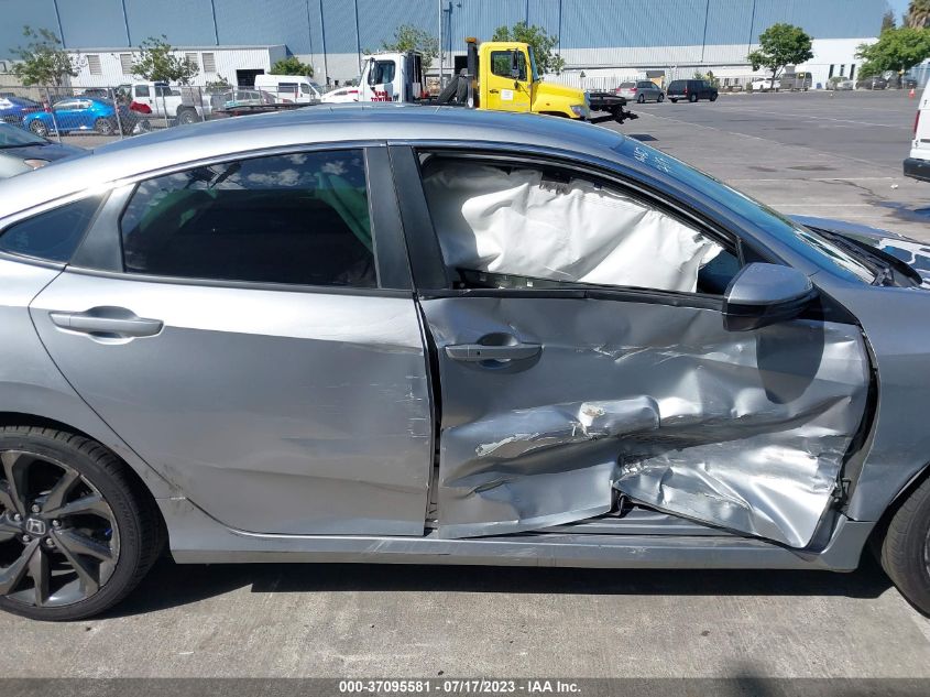 2019 HONDA CIVIC SEDAN SPORT - 19XFC2F86KE208646