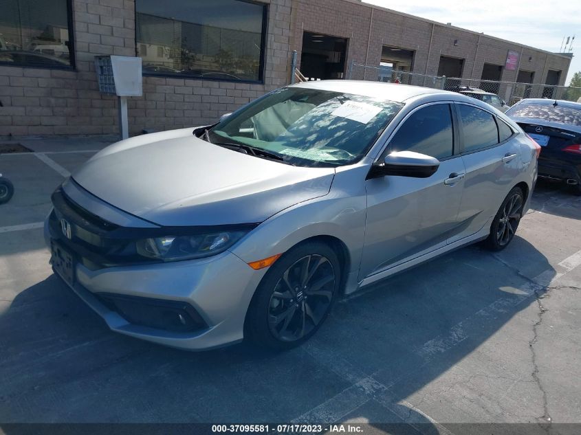 2019 HONDA CIVIC SEDAN SPORT - 19XFC2F86KE208646