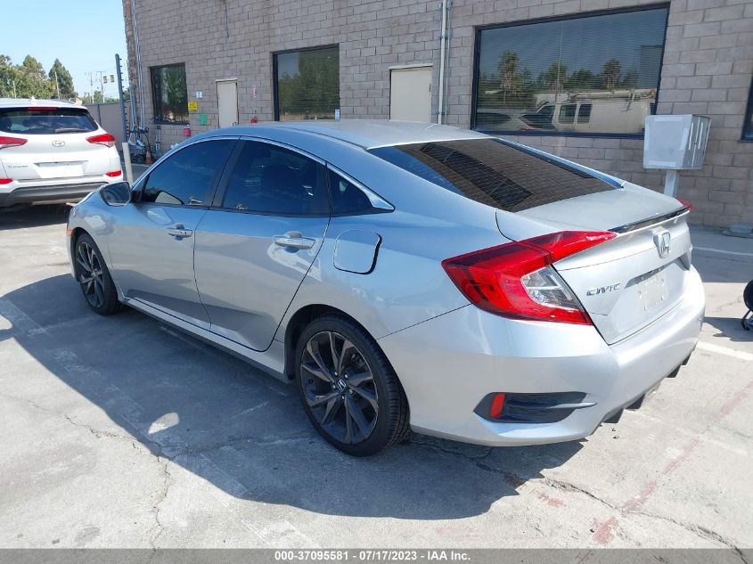 2019 HONDA CIVIC SEDAN SPORT - 19XFC2F86KE208646