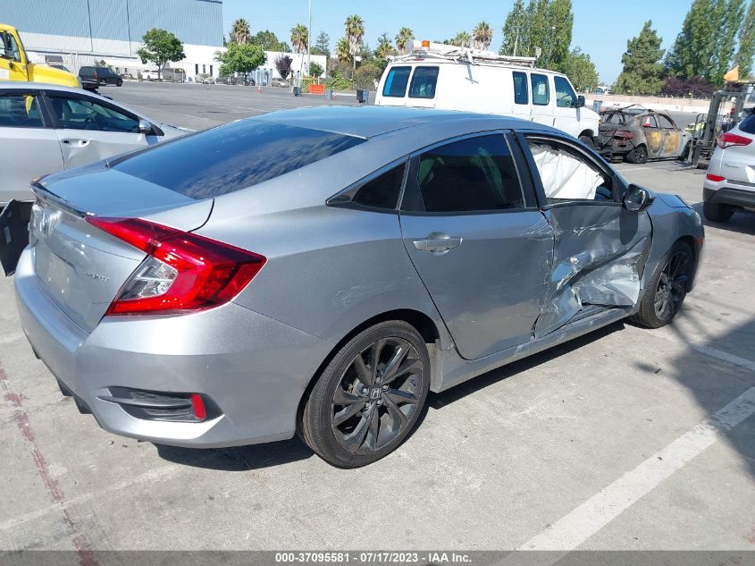 2019 HONDA CIVIC SEDAN SPORT - 19XFC2F86KE208646