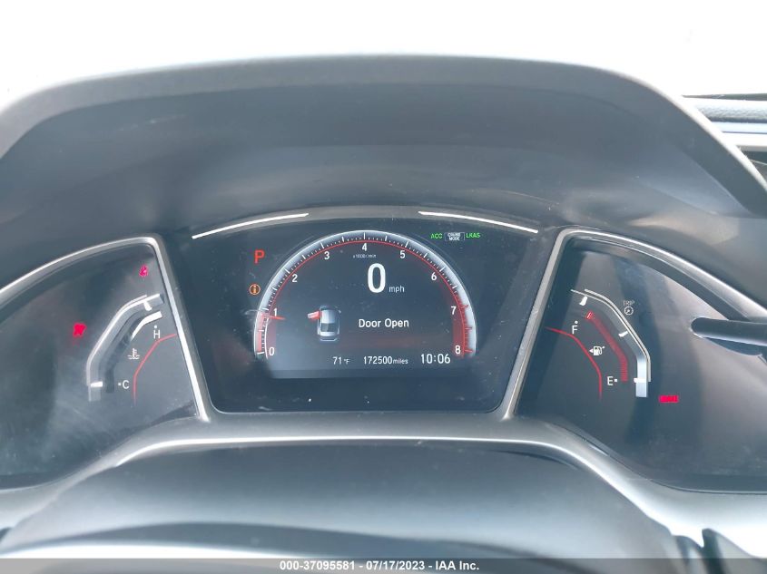 2019 HONDA CIVIC SEDAN SPORT - 19XFC2F86KE208646