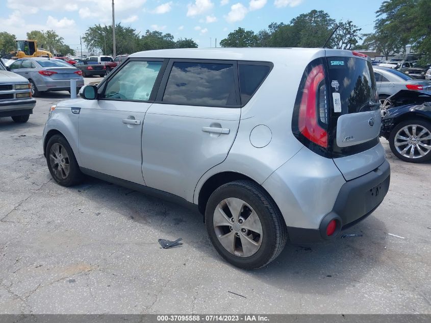 2016 KIA SOUL BASE - KNDJN2A27G7850842