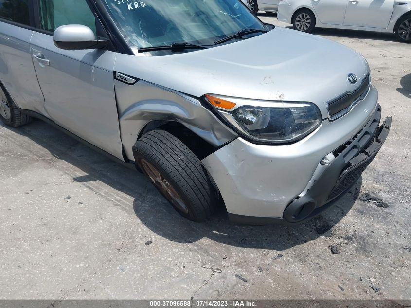 2016 KIA SOUL BASE - KNDJN2A27G7850842