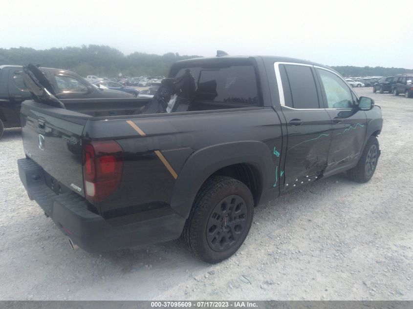 2023 HONDA RIDGELINE RTL - 5FPYK3F52PB027687