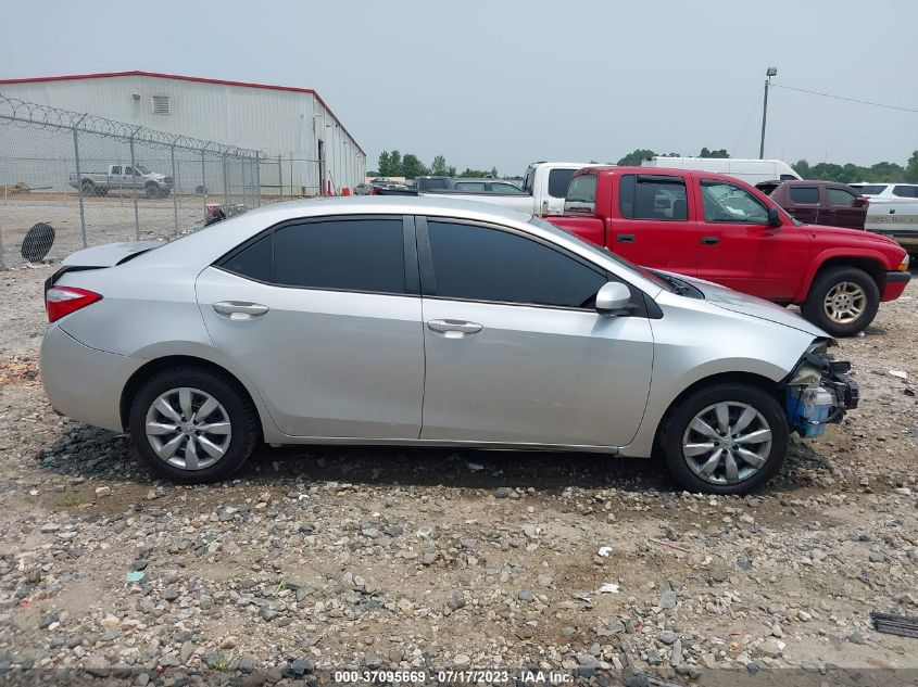 2014 TOYOTA COROLLA L/LE/S/S PLUS/LE PLUS - 2T1BURHE4EC019911