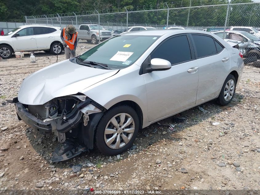 2014 TOYOTA COROLLA L/LE/S/S PLUS/LE PLUS - 2T1BURHE4EC019911