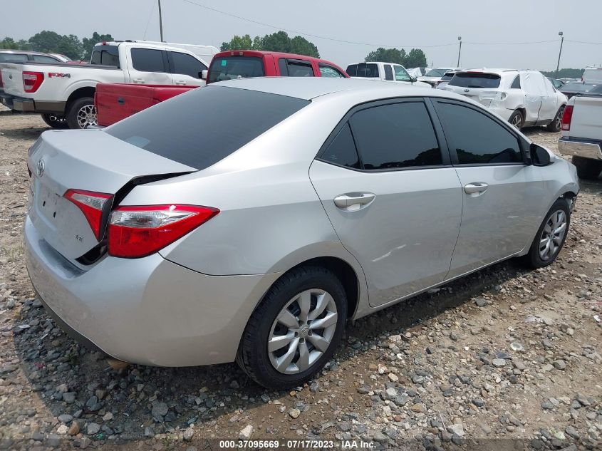 2014 TOYOTA COROLLA L/LE/S/S PLUS/LE PLUS - 2T1BURHE4EC019911