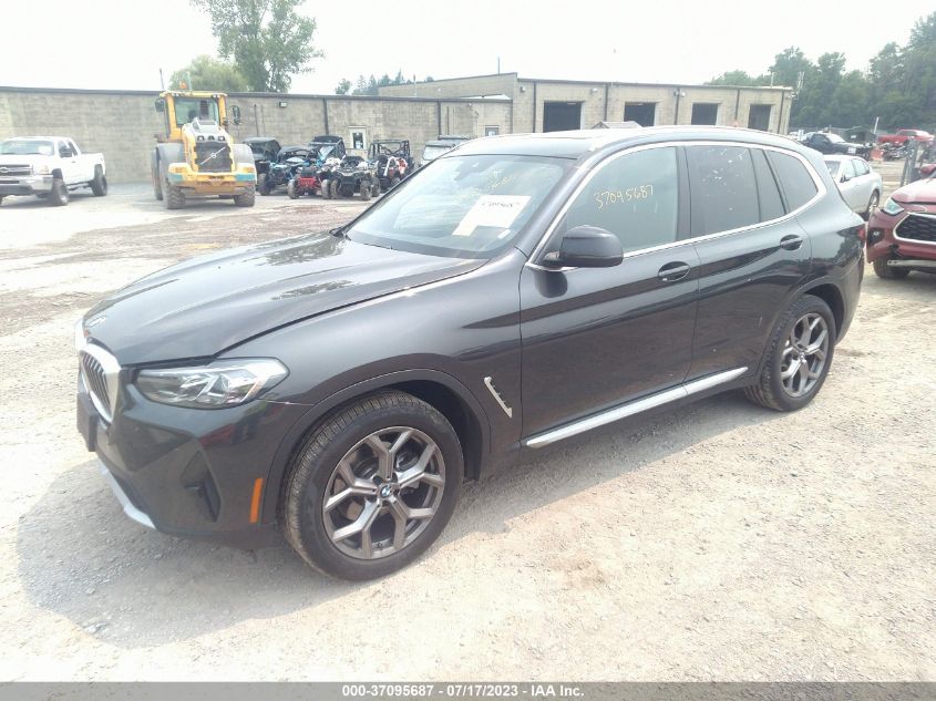 2023 BMW X3 XDRIVE30I - 5UX53DP06P9R81191