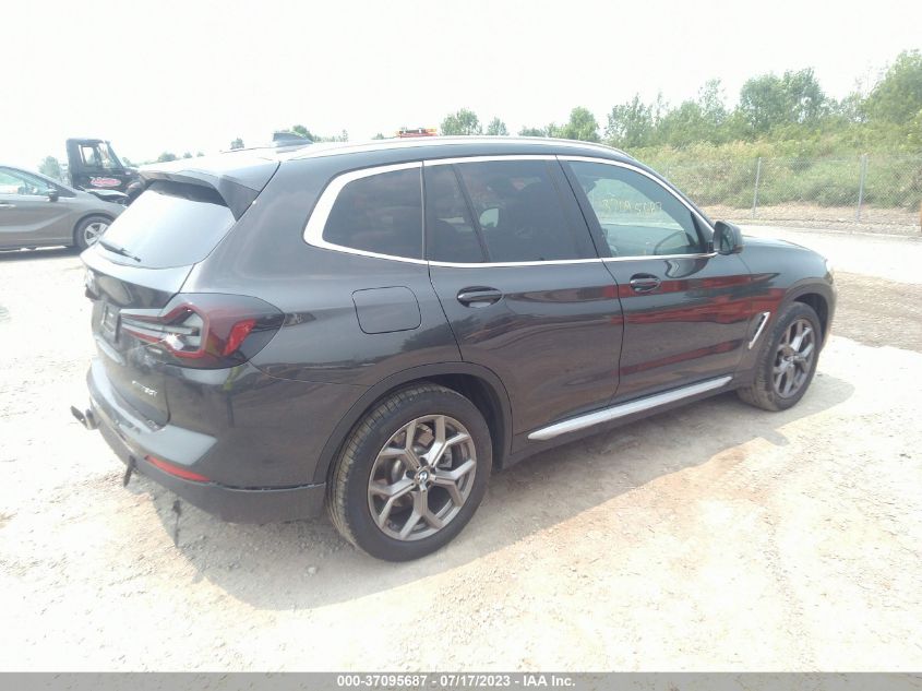 2023 BMW X3 XDRIVE30I - 5UX53DP06P9R81191