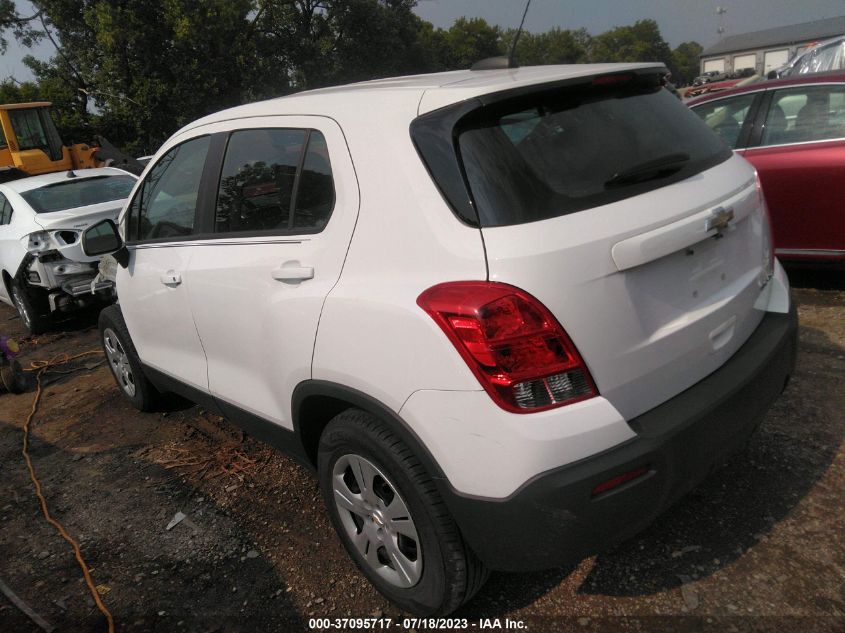 2016 CHEVROLET TRAX LS - 3GNCJKSB3GL257002