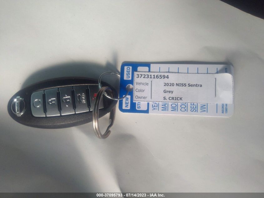 2020 NISSAN SENTRA SR - 3N1AB8DV1LY250816