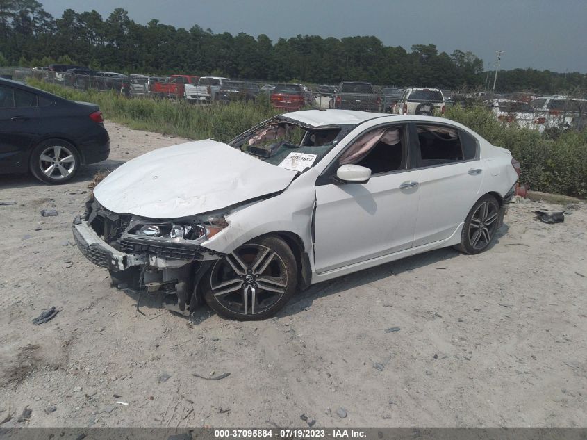 2017 HONDA ACCORD SEDAN SPORT SE - 1HGCR2F1XHA035439