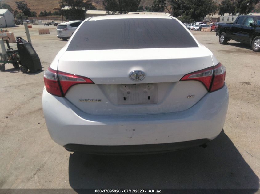 2016 TOYOTA COROLLA L/LE/S/S PLUS/LE PLUS - 5YFBURHE9GP549133