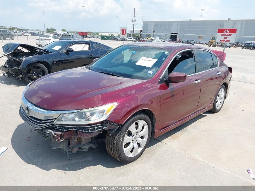 2017 HONDA ACCORD SEDAN SPORT - 1HGCR2F56HA127330