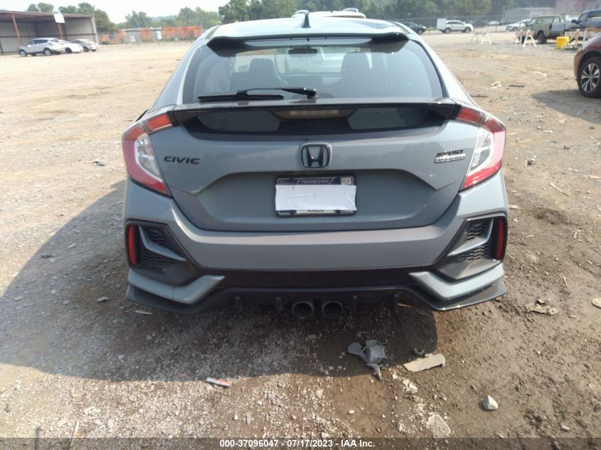 2021 HONDA CIVIC HATCHBACK SPORT TOURING - SHHFK7H93MU206905