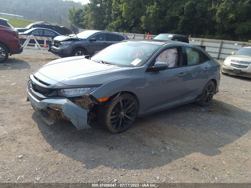 2021 HONDA CIVIC HATCHBACK SPORT TOURING - SHHFK7H93MU206905