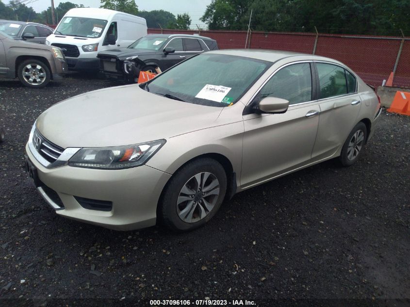 2014 HONDA ACCORD SEDAN LX - 1HGCR2F31EA168507