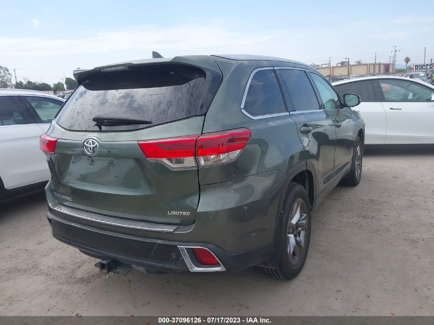 2017 TOYOTA HIGHLANDER LIMITED - 5TDYZRFH5HS202612