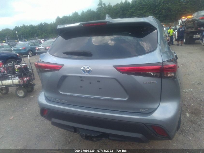 2021 TOYOTA HIGHLANDER HYBRID XLE - 5TDGBRCH0MS065934