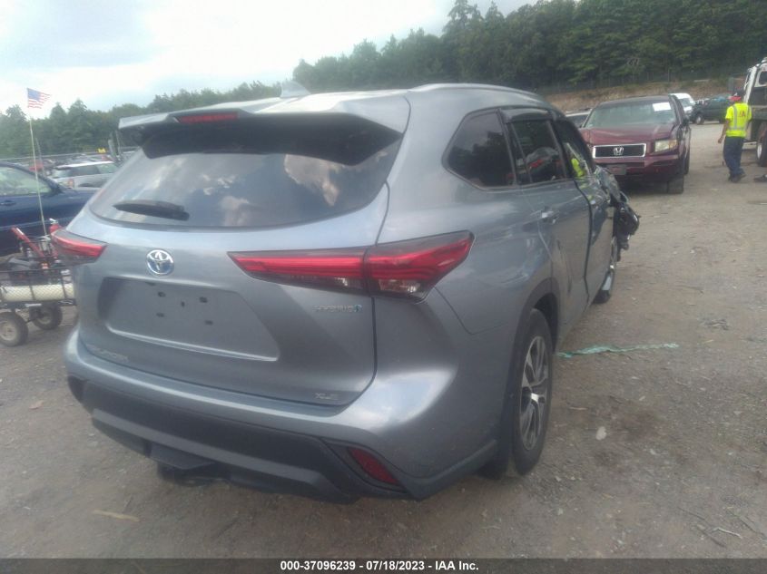 2021 TOYOTA HIGHLANDER HYBRID XLE - 5TDGBRCH0MS065934