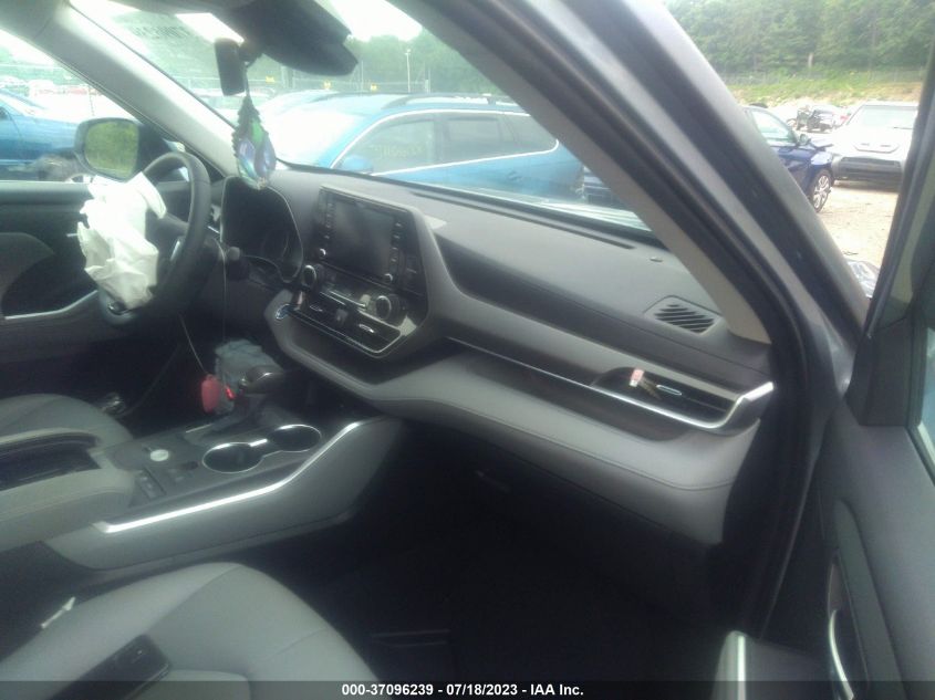 2021 TOYOTA HIGHLANDER HYBRID XLE - 5TDGBRCH0MS065934