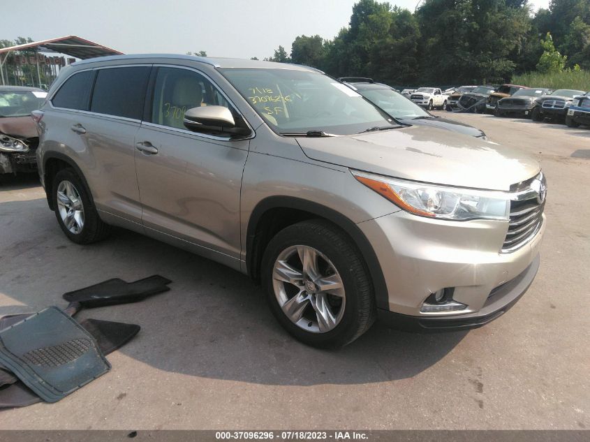 2015 TOYOTA HIGHLANDER LIMITED - 5TDDKRFH7FS149105