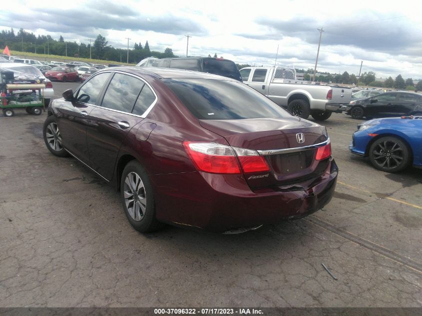 2015 HONDA ACCORD SEDAN LX - 1HGCR2F37FA158372