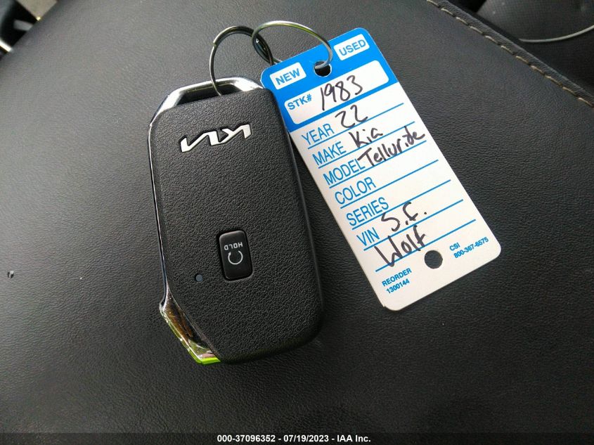 2022 KIA TELLURIDE LX - 5XYP2DHC0NG263315