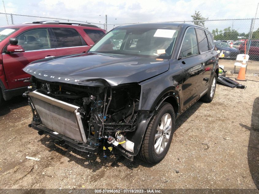 2022 KIA TELLURIDE LX - 5XYP2DHC0NG263315