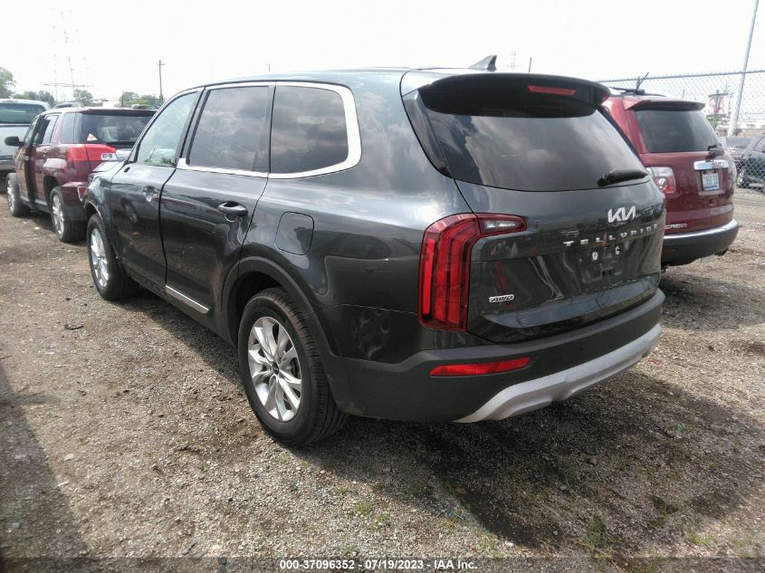 2022 KIA TELLURIDE LX - 5XYP2DHC0NG263315