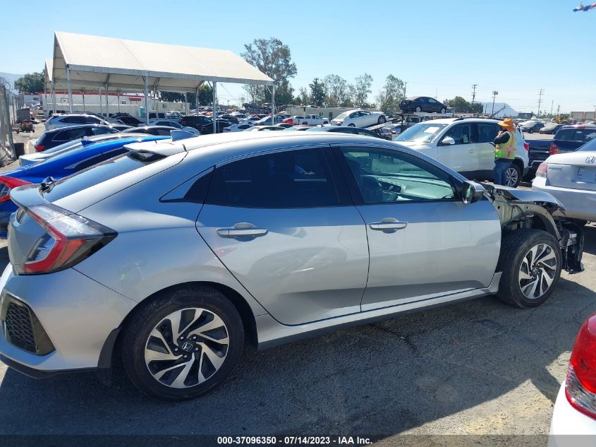 2018 HONDA CIVIC HATCHBACK LX - SHHFK7H28JU411666