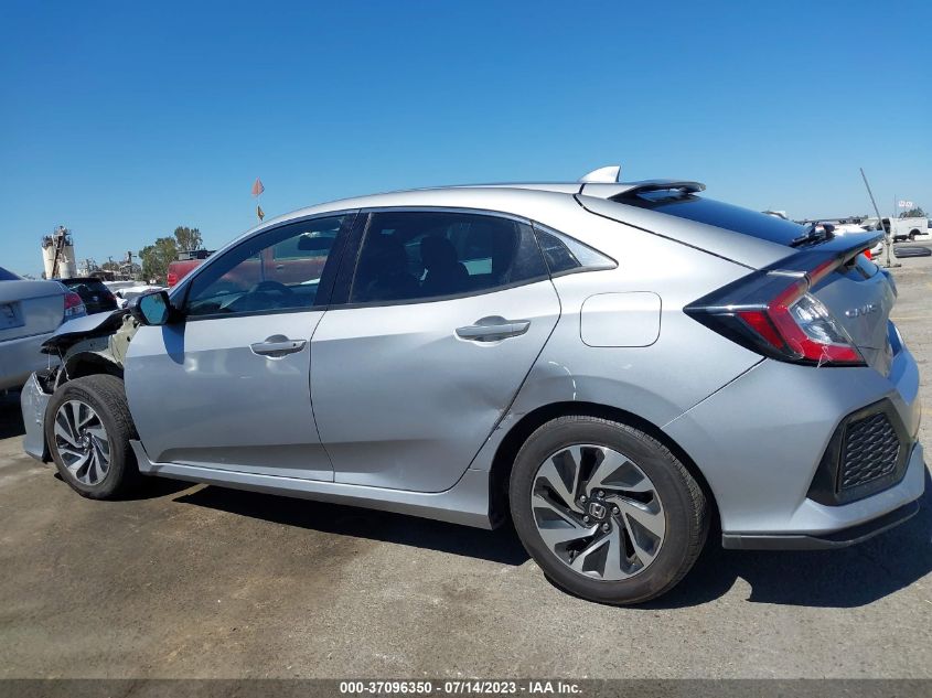 2018 HONDA CIVIC HATCHBACK LX - SHHFK7H28JU411666