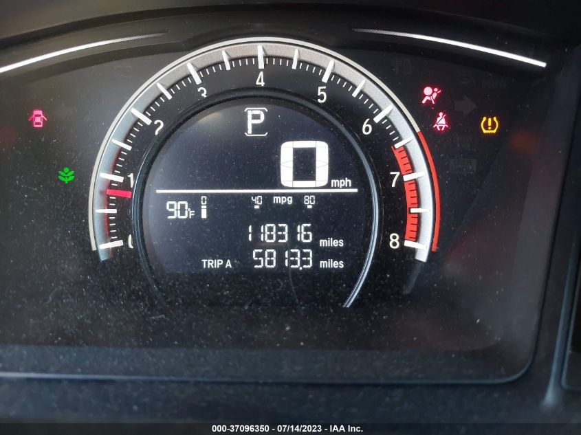 2018 HONDA CIVIC HATCHBACK LX - SHHFK7H28JU411666