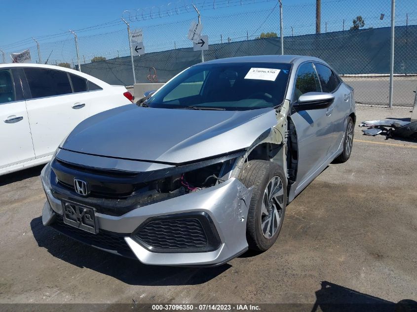 2018 HONDA CIVIC HATCHBACK LX - SHHFK7H28JU411666
