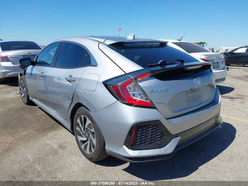 2018 HONDA CIVIC HATCHBACK LX - SHHFK7H28JU411666