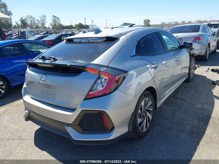2018 HONDA CIVIC HATCHBACK LX - SHHFK7H28JU411666