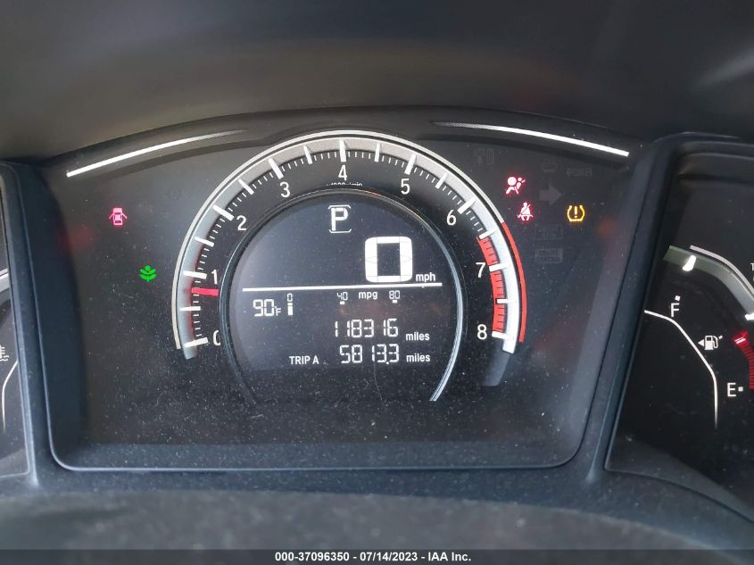 2018 HONDA CIVIC HATCHBACK LX - SHHFK7H28JU411666