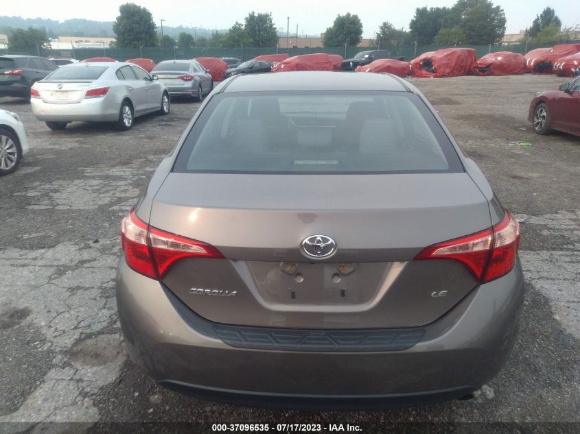 2018 TOYOTA COROLLA L/LE/XLE/SE/XSE - 2T1BURHE7JC022991