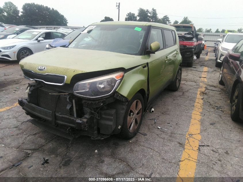 2015 KIA SOUL BASE - KNDJN2A27F7766762