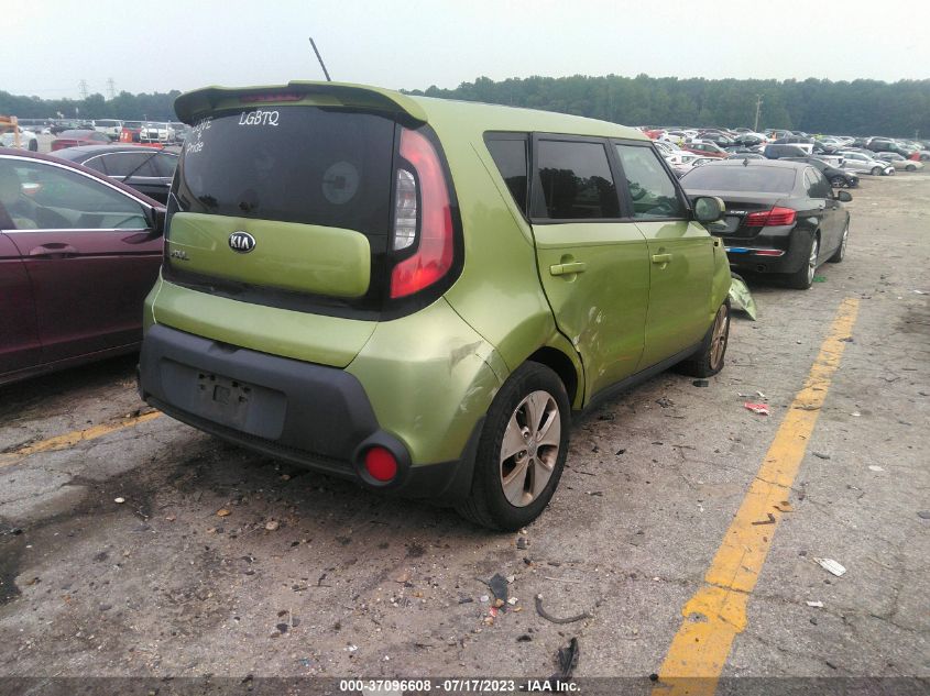 2015 KIA SOUL BASE - KNDJN2A27F7766762