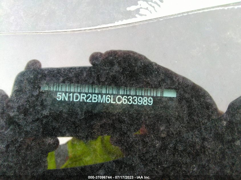 2020 NISSAN PATHFINDER SV - 5N1DR2BM6LC633989